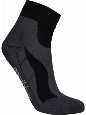 Športové kompresné ponožky NORDBLANC LUMP NBSX16373 CRYSTAL čierna