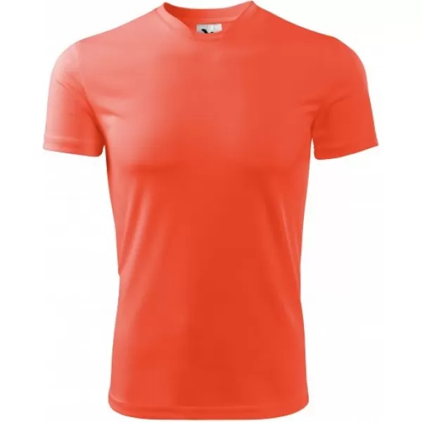  Pánske funkčné tričko MALFINI FANTASY 124 NEON ORANGE 
