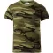 Detské tričko MALFINI CAMOUFLAGE 149 CAMOUFLAGE GREEN