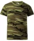 Detské tričko MALFINI CAMOUFLAGE 149 CAMOUFLAGE GREEN