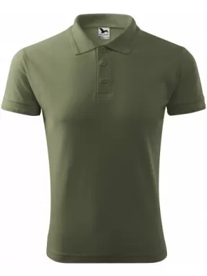 Pánske tričko s golierom MALFINI PIQUE POLO 203 KHAKI