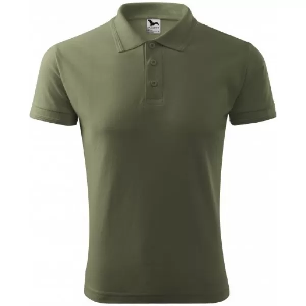  Pánske tričko s golierom MALFINI PIQUE POLO 203 KHAKI 