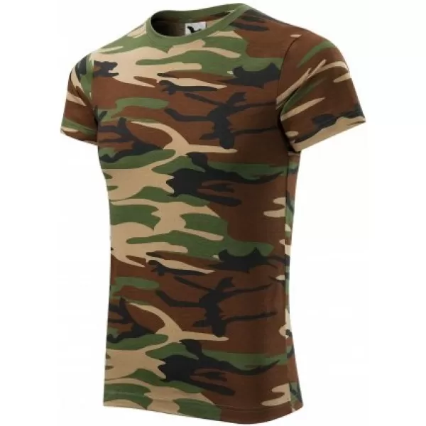  Pánske tričko MALFINI CAMOUFLAGE 144 CAMOUFLAGE BROWN 
