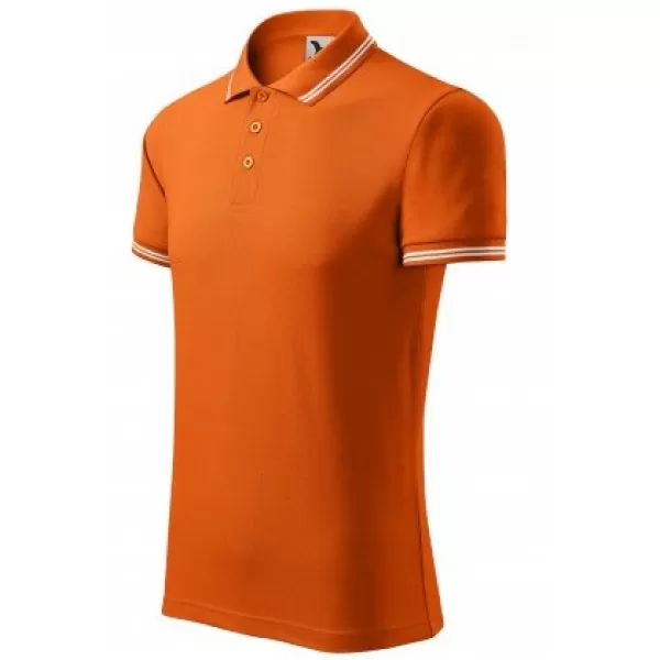  Pánske tričko s golierom MALFINI URBAN 219 ORANŽOVÁ 