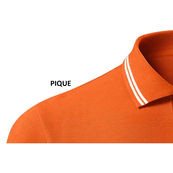  Pánske tričko s golierom MALFINI URBAN 219 ORANŽOVÁ 