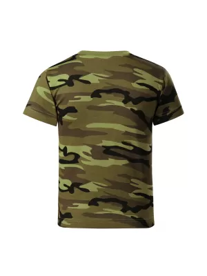 Detské tričko MALFINI CAMOUFLAGE 149 CAMOUFLAGE GREEN