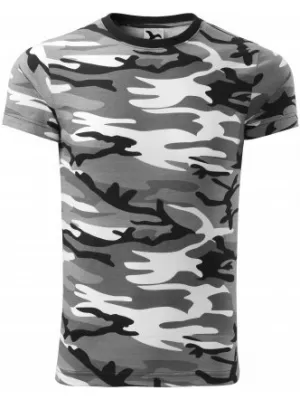 Pánske tričko MALFINI CAMOUFLAGE 144 CAMOUFLAGE GRAY