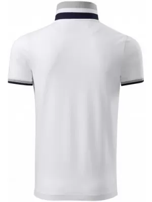 Pánske tričko s golierom MALFINI PREMIUM COLLAR UP 256 BIELA