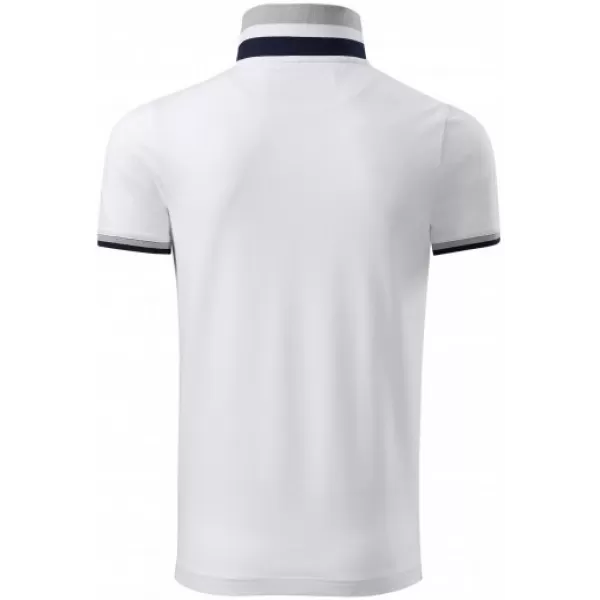  Pánske tričko s golierom MALFINI PREMIUM COLLAR UP 256 BIELA 