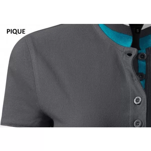  Pánske tričko s golierom MALFINI PREMIUM COLLAR UP 256 LIGHT ANTHRACITE 