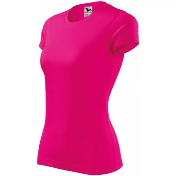  Dámske funkčné tričko MALFINI FANTASY 140 NEÓN PINK 