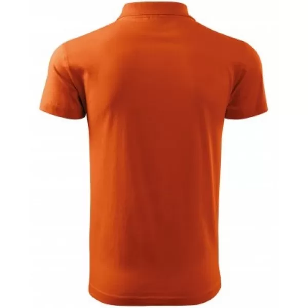  Pánske tričko s golierom MALFINI SINGLE J. 202 ORANŽOVÁ 