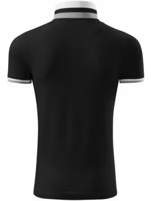 Pánske tričko s golierom MALFINI PREMIUM COLLAR UP 256 ČIERNA