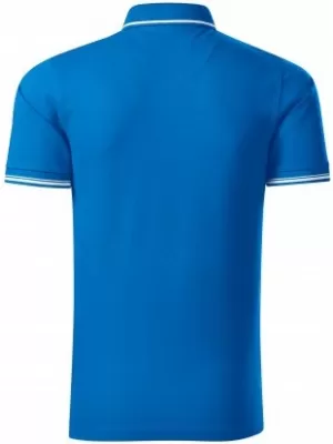Pánske tričko s golierom MALFINI PREMIUM PERFECTION PLAIN 251 SNORKEL BLUE