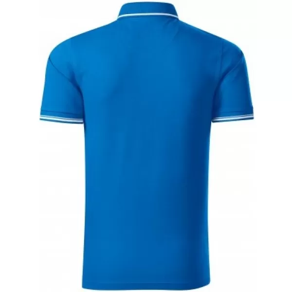  Pánske tričko s golierom MALFINI PREMIUM PERFECTION PLAIN 251 SNORKEL BLUE 