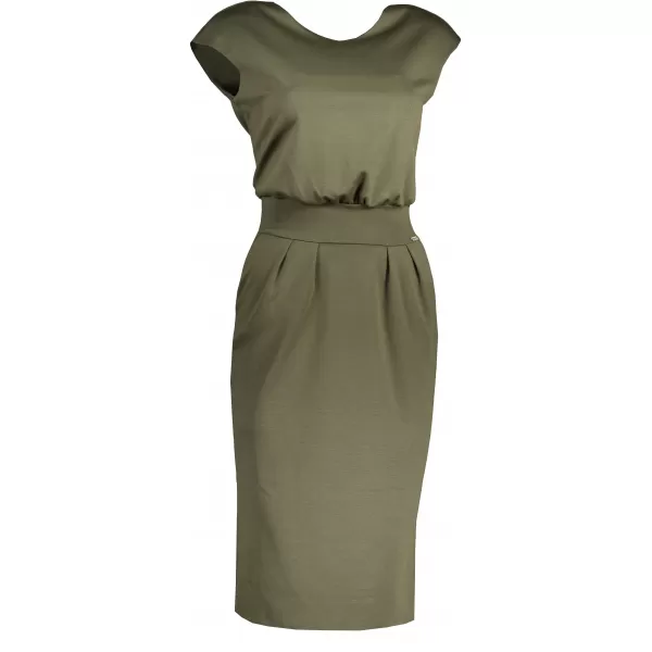  Dámske šaty Numoco Sara A144-5 khaki 