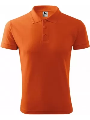 Pánske tričko s golierom MALFINI PIQUE POLO 203 ORANŽOVÁ