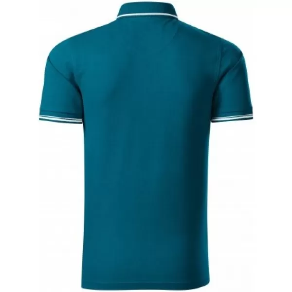  Pánske tričko s golierom MALFINI PREMIUM PERFECTION PLAIN 251 PETROLEJOVÁ 