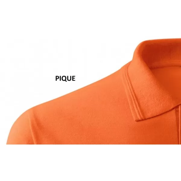  Pánske tričko s golierom MALFINI PIQUE POLO 203 ORANŽOVÁ 