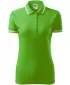 Dámske tričko s golierom MALFINI URBAN 220 APPLE GREEN