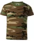 Detské tričko MALFINI CAMOUFLAGE 149 CAMOUFLAGE BROWN