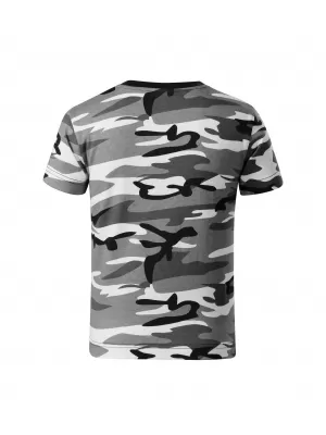 Detské tričko MALFINI CAMOUFLAGE 149 CAMOUFLAGE GRAY