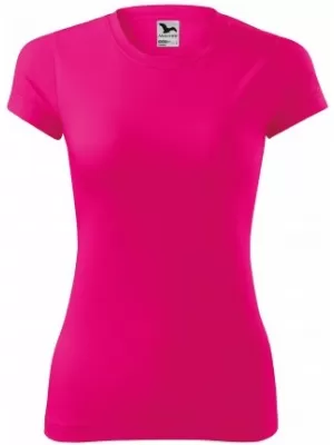 Dámske funkčné tričko MALFINI FANTASY 140 NEÓN PINK