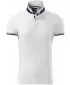 Pánske tričko s golierom MALFINI PREMIUM COLLAR UP 256 BIELA