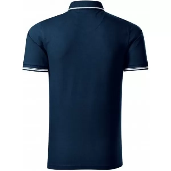  Pánske tričko s golierom MALFINI PREMIUM PERFECTION PLAIN 251 NÁMORNÁ MODRÁ 