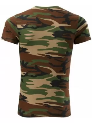 Pánske tričko MALFINI CAMOUFLAGE 144 CAMOUFLAGE BROWN