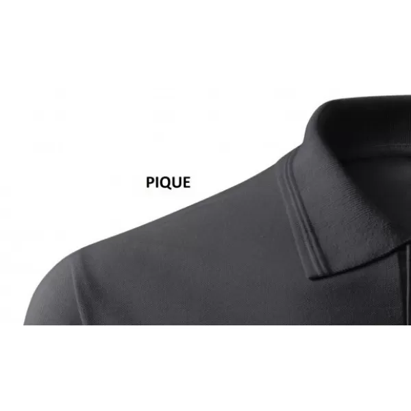  Pánske tričko s golierom MALFINI PIQUE POLO 203 EBONY GRAY 