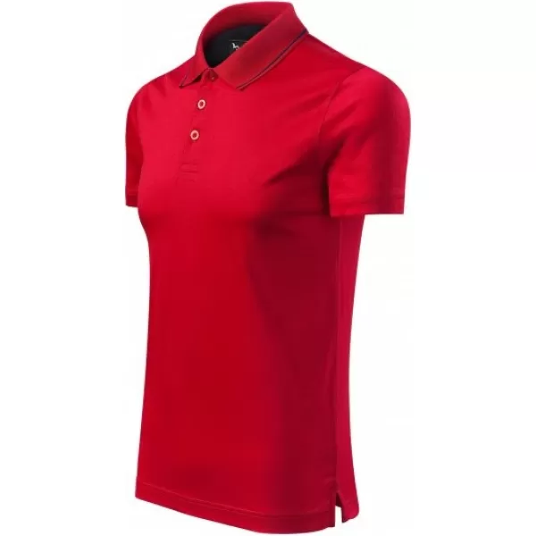  Pánske tričko s golierom MALFINI PREMIUM GRAND 259 FORMULA RED 