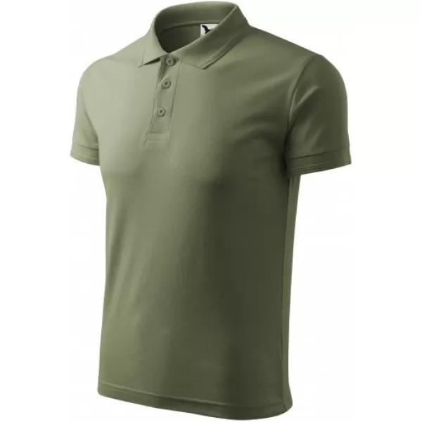  Pánske tričko s golierom MALFINI PIQUE POLO 203 KHAKI 