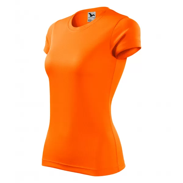  Dámske funkčné tričko MALFINI FANTASY 140 NEON ORANGE 