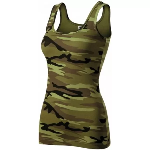  Dámske tielko MALFINI TRIUMPH 136 CAMOUFLAGE GREEN 