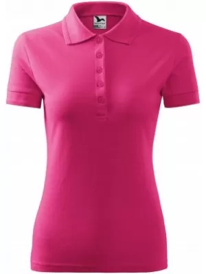Dámske tričko s golierom MALFINI PIQUE POLO 210 PURPUROVÁ