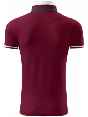 Pánske tričko s golierom MALFINI PREMIUM COLLAR UP 256 GARNET