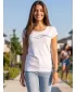 Dámské triko ALTISPORT CARRYOVER ALW001120 BÍLÁ