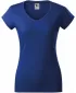 Dámske tričko MALFINI FIT V-NECK 162 KRÁĽOVSKÁ MODRÁ