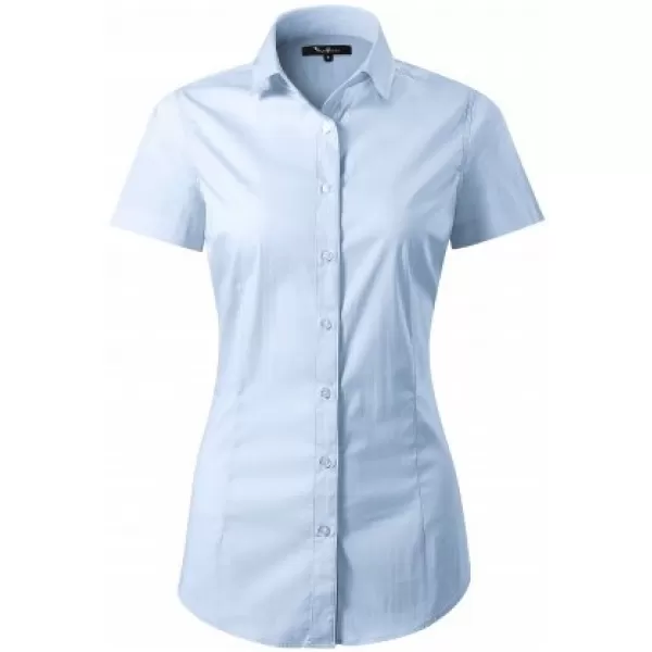  Dámska košeľa s krátkym rukávom MALFINI PREMIUM FLASH 261 LIGHT BLUE 