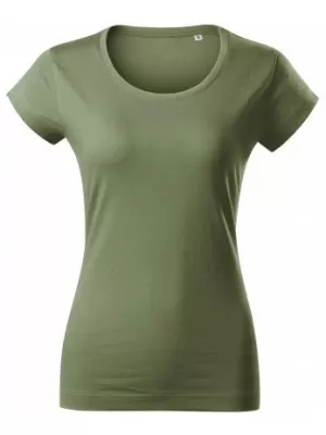 Dámske tričko MALFINI VIPER FREE F61 KHAKI