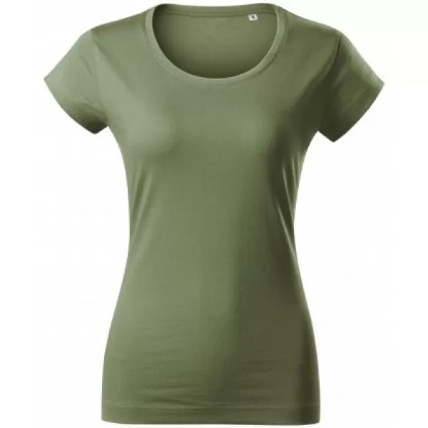  Dámske tričko MALFINI VIPER FREE F61 KHAKI 