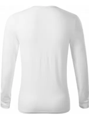 Pánske tričko s dlhým rukávom MALFINI PREMIUM BRAVE 155 BIELA