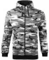 Pánska mikina MALFINI CAMO ZIPPER C19 CAMOUFLAGE GRAY