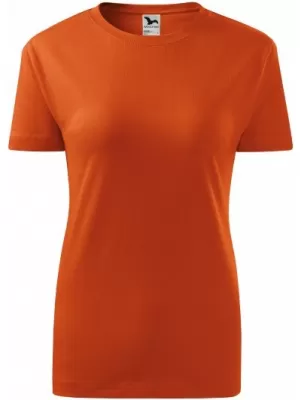 Dámske tričko MALFINI CLASSIC NEW 133 ORANŽOVÁ