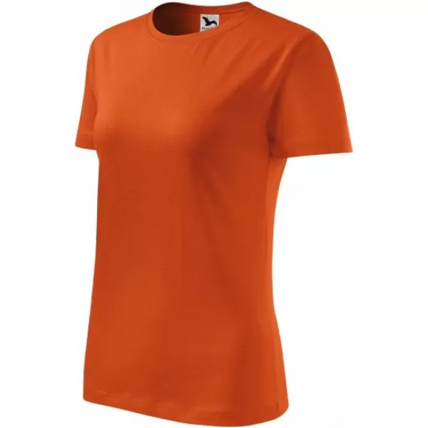  Dámske tričko MALFINI CLASSIC NEW 133 ORANŽOVÁ 
