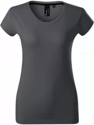 Dámske tričko s krátkym rukávom MALFINI PREMIUM EXCLUSIVE 154 LIGHT ANTHRACITE