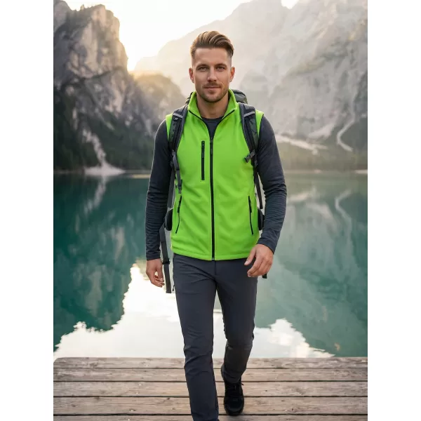  Pánska fleecová vesta MALFINI EXIT 525 APPLE GREEN 