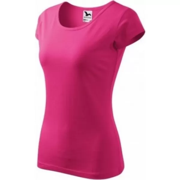  Dámske tričko MALFINI PURE 122 PURPUROVÁ 