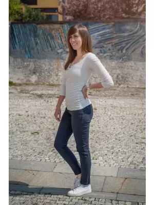 Dámske nohavice ALTISPORT BERKA LPAS479 TMAVO MODRÁ